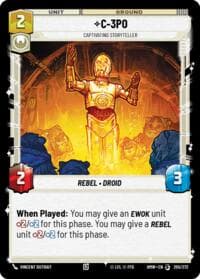 C-3PO - Captivating Storyteller - Homeworlds - Star Wars: Unlimited card
