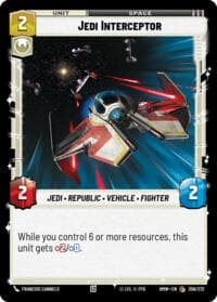 Jedi Interceptor - Homeworlds - Star Wars: Unlimited card