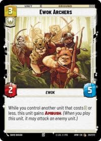 Ewok Archers - Homeworlds - Star Wars: Unlimited card