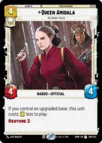 Queen Amidala - Retaking Theed - Homeworlds - Star Wars: Unlimited card