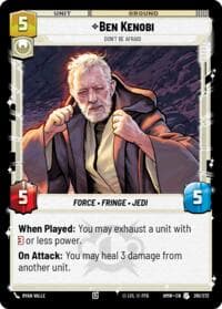 Ben Kenobi - Don't Be Afraid - Homeworlds - Star Wars: Unlimited card