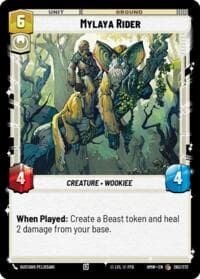 Mylaya Rider - Homeworlds - Star Wars: Unlimited card