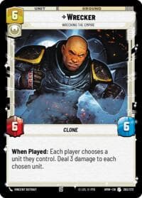 Wrecker - Wrecking the Empire - Homeworlds - Star Wars: Unlimited card