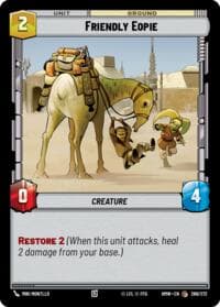 Friendly Eopie - Homeworlds - Star Wars: Unlimited card