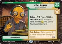 Maz Kanata - Eclectic Pirate Queen (Hyperspace) - Homeworlds - Star Wars: Unlimited card