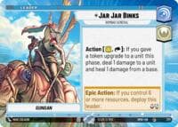Jar Jar Binks - Bombad General (Hyperspace) - Homeworlds - Star Wars: Unlimited card