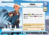 Omega - Close Your Eyes and Focus (Hyperspace) - Homeworlds - Star Wars: Unlimited card