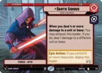 Darth Sidious - There Is No Mercy (Hyperspace) - Homeworlds - Star Wars: Unlimited card