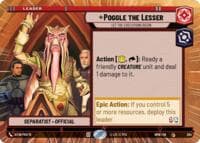 Poggle the Lesser - Let the Executions Begin (Hyperspace) - Homeworlds - Star Wars: Unlimited card