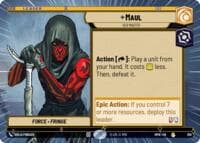 Maul - Old Master (Hyperspace) - Homeworlds - Star Wars: Unlimited card