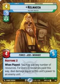 Kelnacca - Solitary Master (Hyperspace) - Homeworlds - Star Wars: Unlimited card