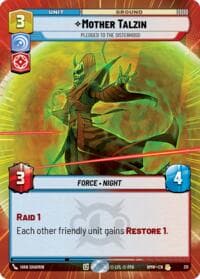 Mother Talzin - Pledged to the Sisterhood (Hyperspace) - Homeworlds - Star Wars: Unlimited card