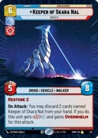 Keeper of Skara Nal - Awoken (Hyperspace) - Homeworlds - Star Wars: Unlimited card