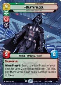 Darth Vader - Any Methods Necessary (Hyperspace) - Homeworlds - Star Wars: Unlimited card