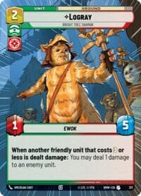 Logray - Bright Tree Shaman (Hyperspace) - Homeworlds - Star Wars: Unlimited card