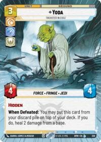Yoda - Trickster in Exile (Hyperspace) - Homeworlds - Star Wars: Unlimited card