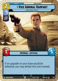 Vice Admiral Rampart - A New Era of Safety (Hyperspace) - Homeworlds - Star Wars: Unlimited card