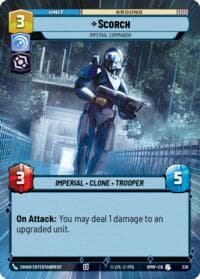 Scorch - Imperial Commando (Hyperspace) - Homeworlds - Star Wars: Unlimited card