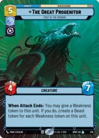 The Great Progenitor - First of the Drengir (Hyperspace) - Homeworlds - Star Wars: Unlimited card