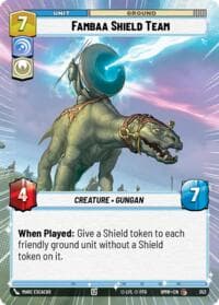 Fambaa Shield Team (Hyperspace) - Homeworlds - Star Wars: Unlimited card