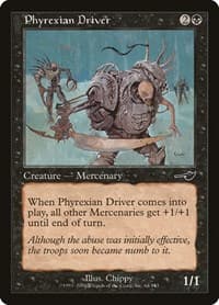 Phyrexian Driver - Nemesis - Magic: The Gathering card