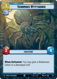 Venomous Wyyyshokk (Hyperspace) - Homeworlds - Star Wars: Unlimited card