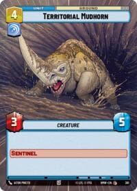 Territorial Mudhorn (Hyperspace) - Homeworlds - Star Wars: Unlimited card