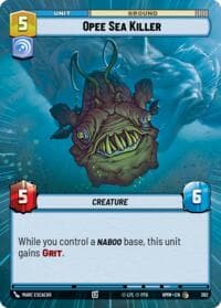 Opee Sea Killer (Hyperspace) - Homeworlds - Star Wars: Unlimited card