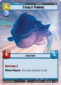 Starlit Purrgil (Hyperspace) - Homeworlds - Star Wars: Unlimited card