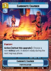 Carbonite Chamber (Hyperspace) - Homeworlds - Star Wars: Unlimited card