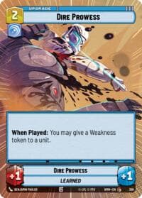 Dire Prowess (Hyperspace) - Homeworlds - Star Wars: Unlimited card