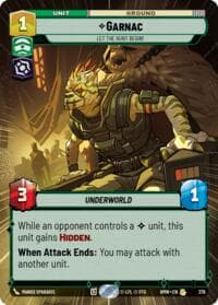 Garnac - Let the Hunt Begin! (Hyperspace) - Homeworlds - Star Wars: Unlimited card