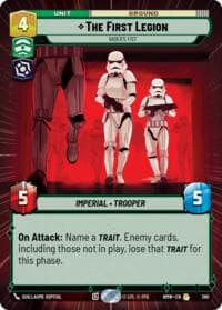 The First Legion - Vader's Fist (Hyperspace) - Homeworlds - Star Wars: Unlimited card