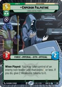Emperor Palpatine - Consolidating Power (Hyperspace) - Homeworlds - Star Wars: Unlimited card