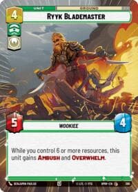 Ryyk Blademaster (Hyperspace) - Homeworlds - Star Wars: Unlimited card
