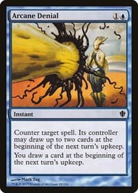 Arcane Denial - Commander 2013 - Magic: The Gathering card