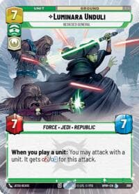 Luminara Unduli - Besieged General (Hyperspace) - Homeworlds - Star Wars: Unlimited card