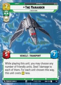 The Marauder - A New Home (Hyperspace) - Homeworlds - Star Wars: Unlimited card