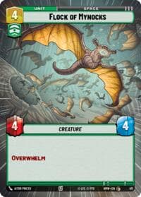 Flock of Mynocks (Hyperspace) - Homeworlds - Star Wars: Unlimited card
