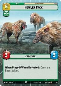 Howler Pack (Hyperspace) - Homeworlds - Star Wars: Unlimited card