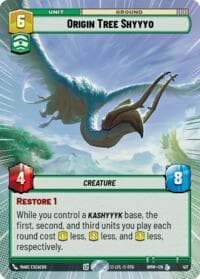 Origin Tree Shyyyo (Hyperspace) - Homeworlds - Star Wars: Unlimited card