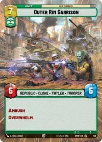 Outer Rim Garrison (Hyperspace) - Homeworlds - Star Wars: Unlimited card