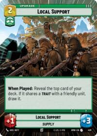 Local Support (Hyperspace) - Homeworlds - Star Wars: Unlimited card
