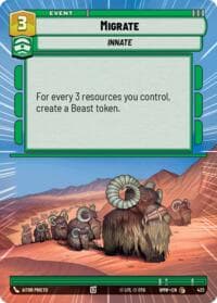 Migrate (Hyperspace) - Homeworlds - Star Wars: Unlimited card