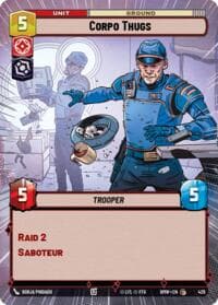 Corpo Thugs (Hyperspace) - Homeworlds - Star Wars: Unlimited card