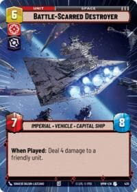 Battle-Scarred Destroyer (Hyperspace) - Homeworlds - Star Wars: Unlimited card