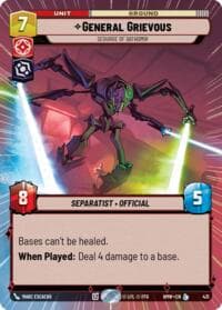 General Grievous - Scourge of Dathomir (Hyperspace) - Homeworlds - Star Wars: Unlimited card