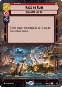 Raze to Ruin (Hyperspace) - Homeworlds - Star Wars: Unlimited card