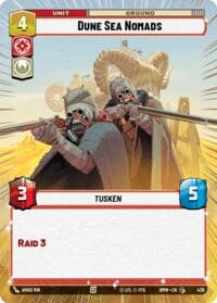 Dune Sea Nomads (Hyperspace) - Homeworlds - Star Wars: Unlimited card