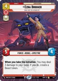 Ezra Bridger - What Are You Afraid Of? (Hyperspace) - Homeworlds - Star Wars: Unlimited card